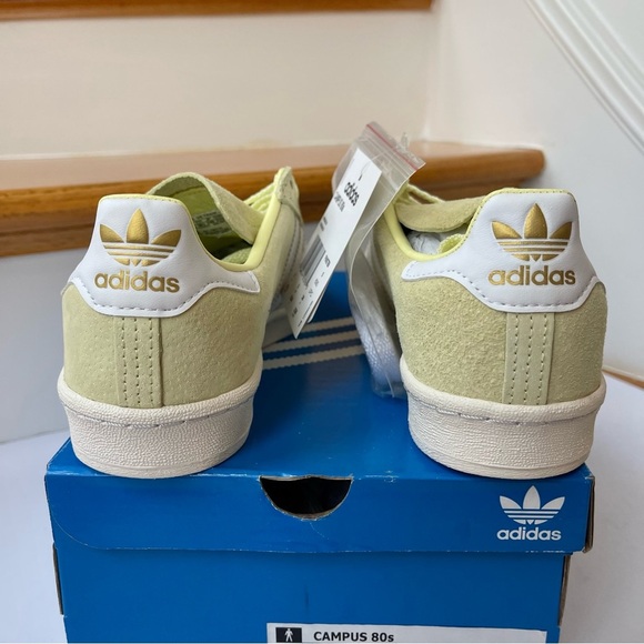NWT Adidas Campus 80s Light yellow - green Sneakers - Picture 8 of 16
